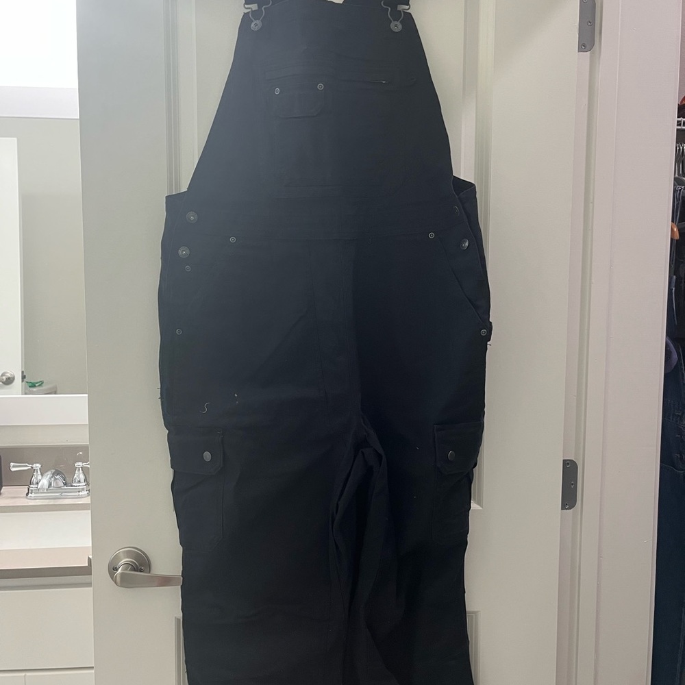 Duluth Trading Co Black Workwear Overalls
